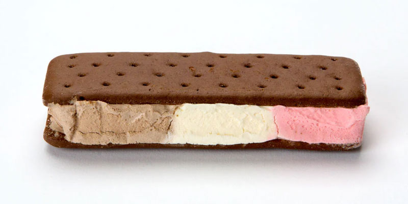 astronaut foods freeze dried ice cream sandwich neopolitan flavor