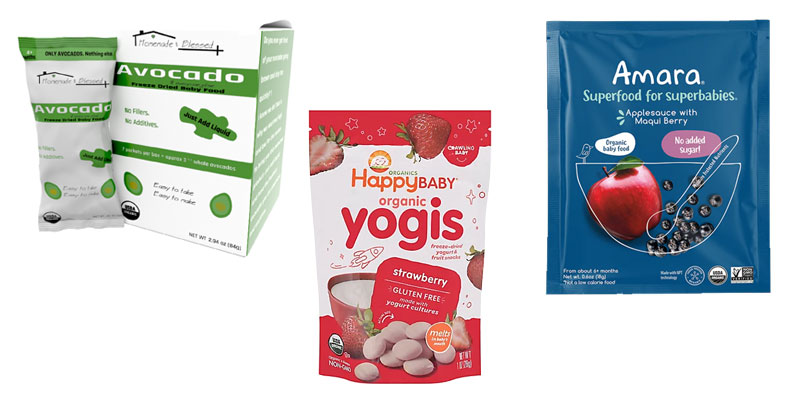 three best freeze dried baby food selection