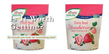 aldi freeze dried strawberry pack with text