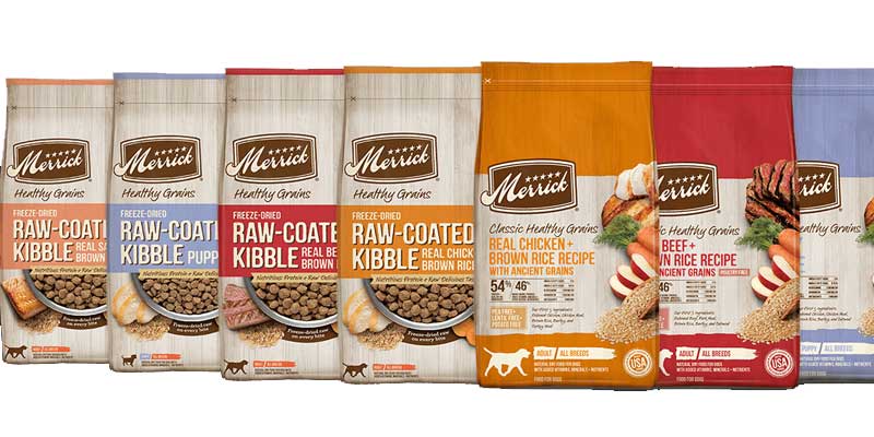 different recipes of merrick freeze dried dog food