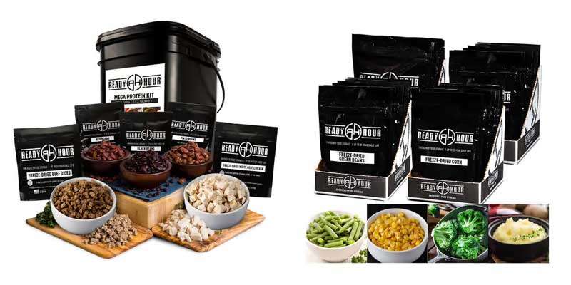 my patriot freeze dried food kit selections