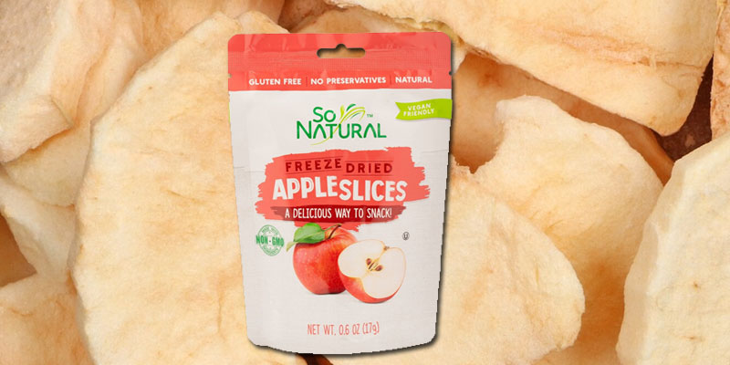 so natural freeze dried fruit apple