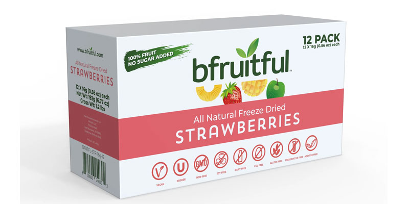 box of bfruitful freeze dried fruit