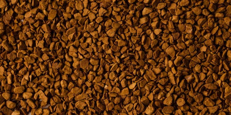 commercial freeze dried coffee granules