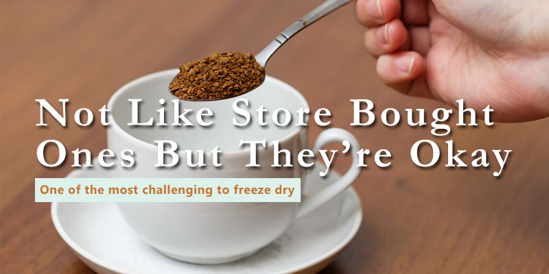 how to freeze dry coffee with text