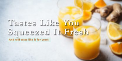 how to freeze dry orange juice banner