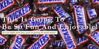 how to freeze dry snickers banner