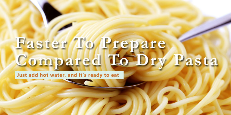 how to freeze dry pasta banner with text