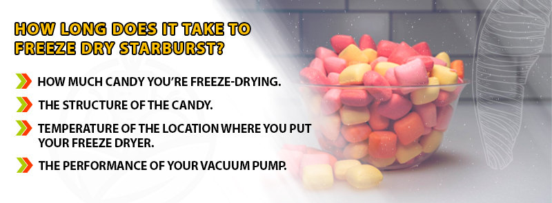How Long Does It Take to Freeze Dry Starburst?