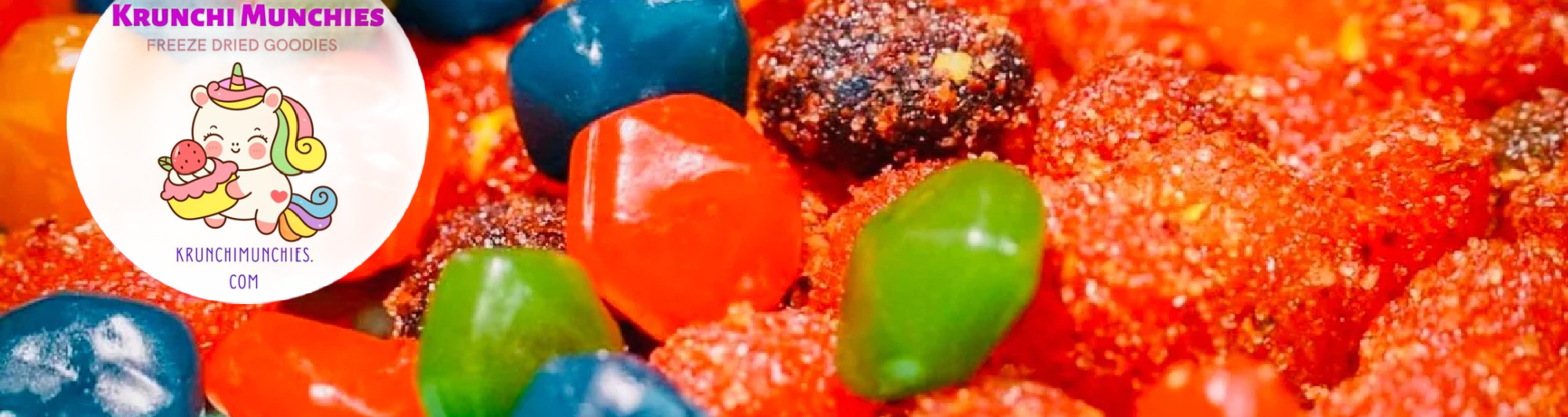 image of krunchi munchies freeze dried fruit candy gusher