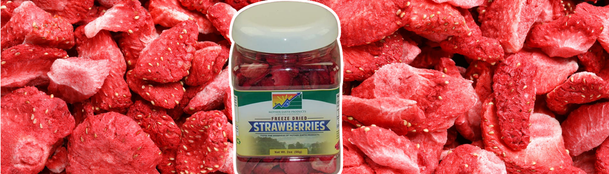image of mother earth products freeze dried strawberries