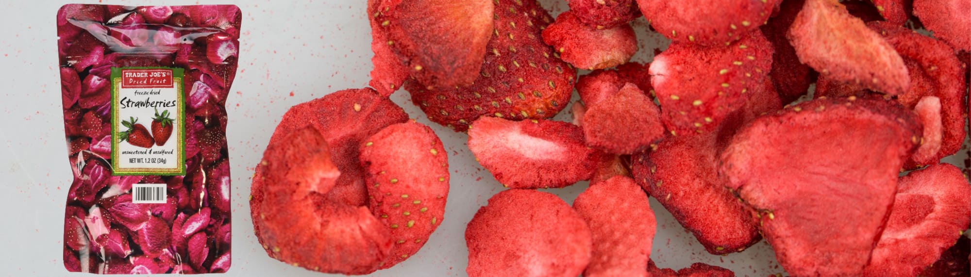 image of trader joes best freeze dried strawberries